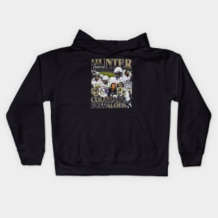 Travis Hunter College Vintage Bootleg Kids Hoodie